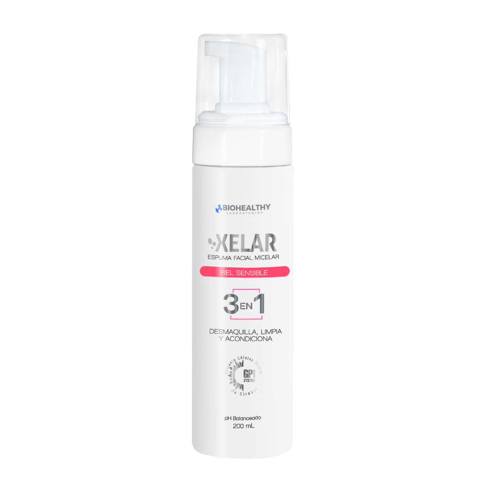 Xelar Espuma Facial Piel Sensible | Biohealthy 200 ml
