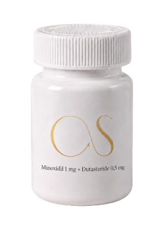 Minoxidil 1 mg + Dutasteride 0,5 mg x 30 capsulas