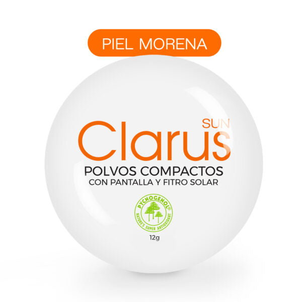 Polvos Compactos Clarus Piel Morena | Biohealthy 12g