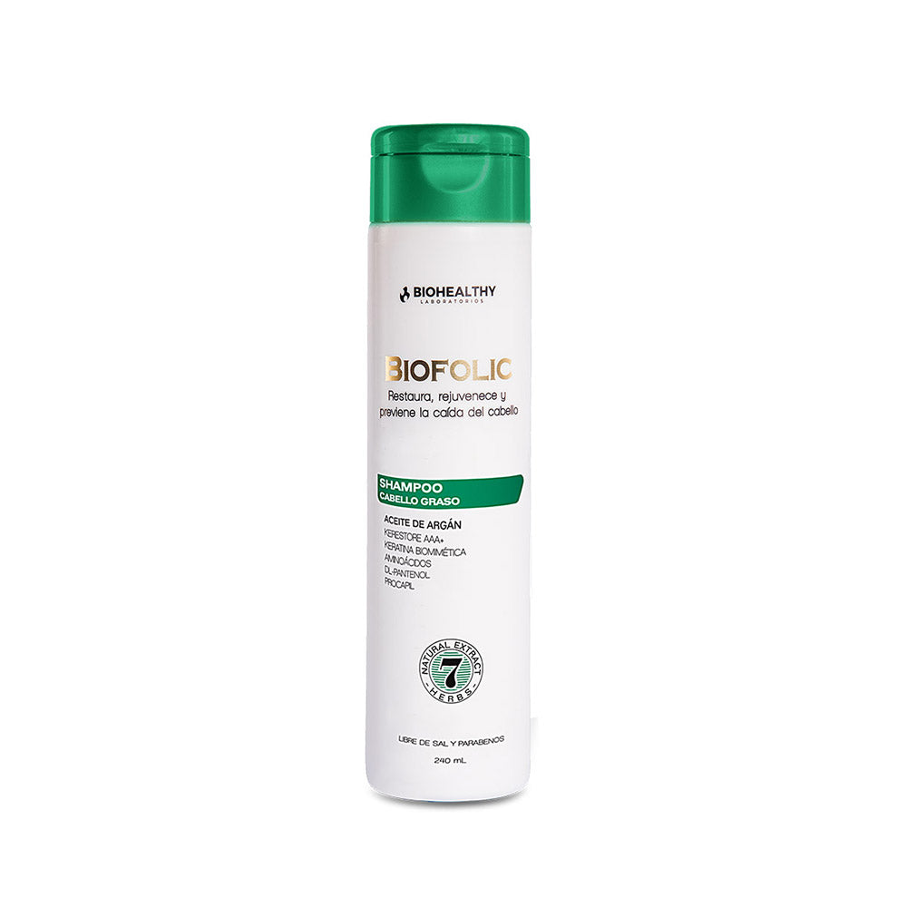 Biofolic Shampoo Cabello Graso | Biohealthy 240 gr