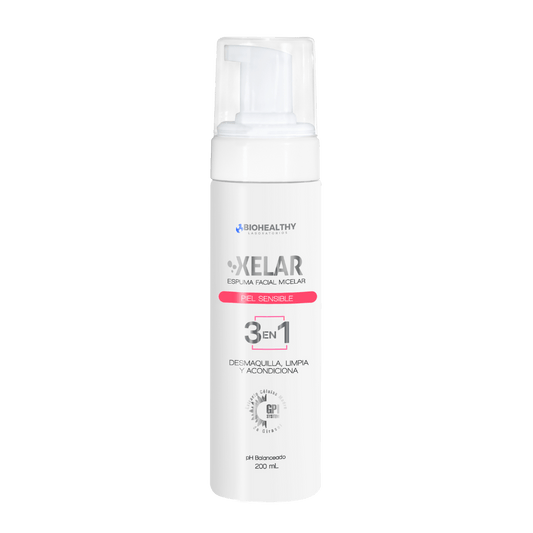 Xelar Espuma Facial Piel Sensible | Biohealthy 200 ml