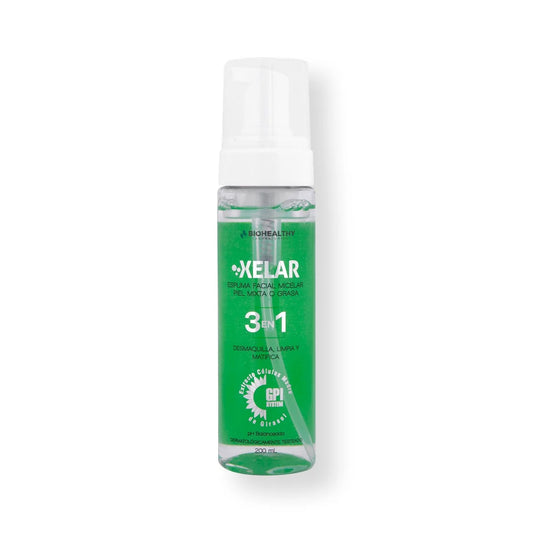 Xelar Espuma Facial Piel Mixta | Biohealthy 200 ml