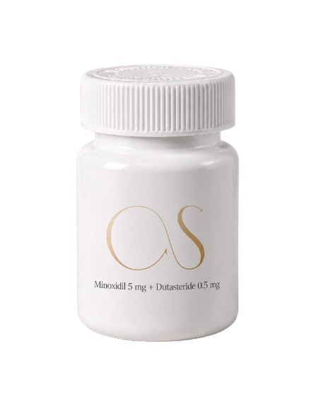 Minoxidil 5 mg + Dutasteride 0.5 mg x 30 capsulas